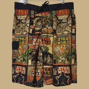 Men's Star Wars Comic Book Swim Trunks